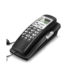 Transparent Button Trimline Telephone With LCD Display LED Indicator And Wall Mounted Landline Fashion Extension Telephone (PA073)
