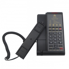 Fashionable Hotel Room Telephone with One Touch Memory Room Service Keys and Red LED Indication For Incoming Calls (PA171)