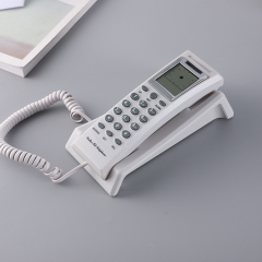 Cheapest Factory Price Landline Trimline Caller ID Telephone Support Wall Mounted And Desk Put Corded Extension Phone (PA072)