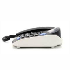 Office Use Corded Basic Caller ID Telephone With Adjustable Ringer Speakerphone Volume and 4 Groups One-Touch Memory Button (PA012)