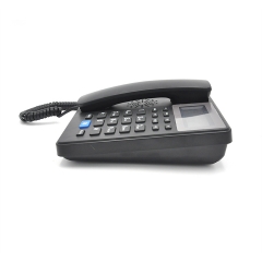 China Simple Analogue Telephone Set and Wired Landline Caller ID Telephone for Home and Office Use Manufacturer (PA100)