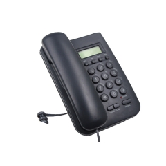 China Cheapest Corded Basic Landline Telephone With Caller ID LCD Incoming Call Number Display and Wall Mountable Function (PA102)