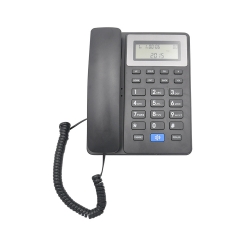 China Simple Analogue Telephone Set and Wired Landline Caller ID Telephone for Home and Office Use Manufacturer (PA100)