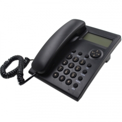 Teléfonos con identificador de llamadas fijo de línea fija de Panasonic con pantalla en inglés Soporte DTMF/FSK y ajuste de volumen del timbre de retención de rellamada (PA101)