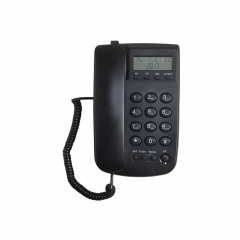 China Desktop Analog Telefon With Call Waiting and Landline Caller ID Telephone with Hands-Free Calling Supplier (PA103)