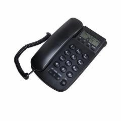 China Desktop Analog Telefon With Call Waiting and Landline Caller ID Telephone with Hands-Free Calling Supplier (PA103)