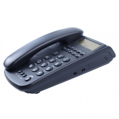 Desk Office Landline Telephone with Caller ID Display and Wall Mountable Analog Corded Telephones With Two Way Speakerphone (PA104)