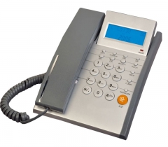 Modern Fixed Landline Head Up LCD Caller ID Telephone For Office Hotel Business with Date Time CAL Made in China (PA124)