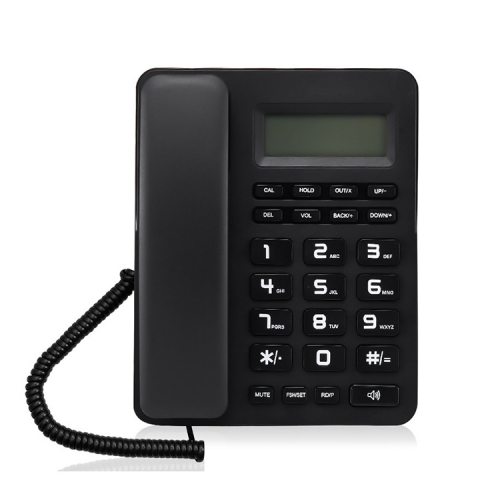 Compact Desktop Landline Caller ID Telephone and Corded Phone With Caller ID Call Waiting Support DTMF And FSK (PA121)