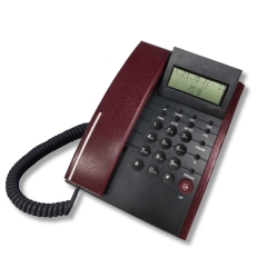 Modern Fixed Landline Head Up LCD Caller ID Telephone For Office Hotel Business with Date Time CAL Made in China (PA124)