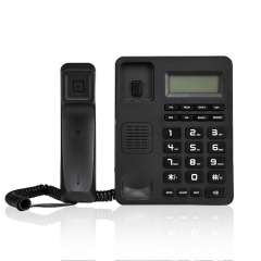 Compact Desktop Landline Caller ID Telephone and Corded Phone With Caller ID Call Waiting Support DTMF And FSK (PA121)