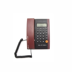 China Classical Home Wired Caller ID Phone With Speakerphone and Analog Telefon With Alarm Clock Calculator OEM Factory (PA125)