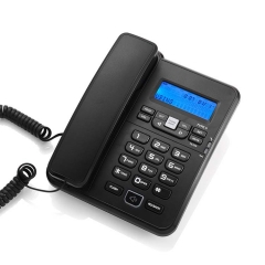 Italy Hot Selling Corded Landline Caller ID Office Telephone With 3 Groups Fast Dialing Button and Louder Ringer Two Way Speakerphone (PA129)