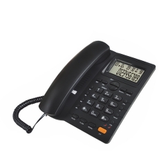 Uniden Hot Model Landline Telephone With Caller ID Display and Hands-free Speakerphone Support DTMF/FSK For Office Home Use (PA128)