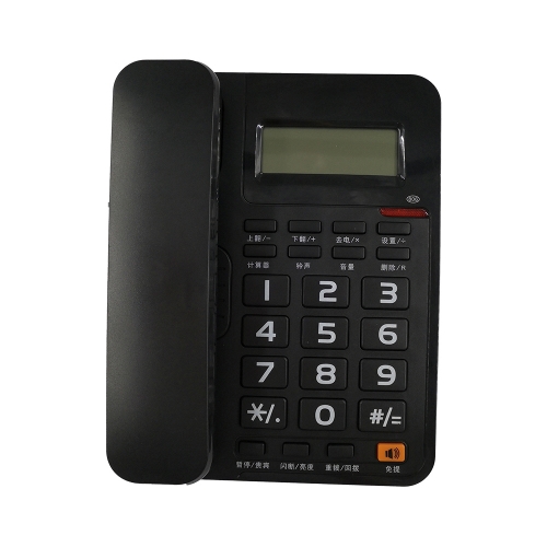 Aliexpress Best Selling Desk Office Telefone with Caller ID and Corded Telephone with Led Call Light Indicator and Loud Speaker (PA130)