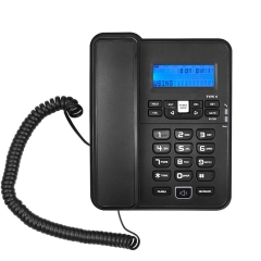 Italy Hot Selling Corded Landline Caller ID Office Telephone With 3 Groups Fast Dialing Button and Louder Ringer Two Way Speakerphone (PA129)