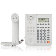 Wholesale Price Corded Caller ID Telephone with 10 Groups Speed Dial Numbers and Landline Telefono With Adjustable Volume Brightness (PA127)