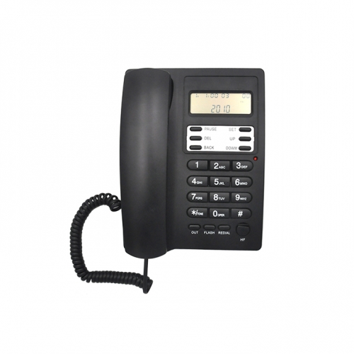 Desktop Landline Corded Telephone with Caller ID Function and Wall Hanging Small Extension Fixed Phone For UK BT Telephone Line (PA135)