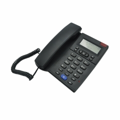 Binatone ABS CID Wired Corded Telephone With Caller ID Display and Multifunctional English Hands-Free Calling Backlight Functions (PA140)