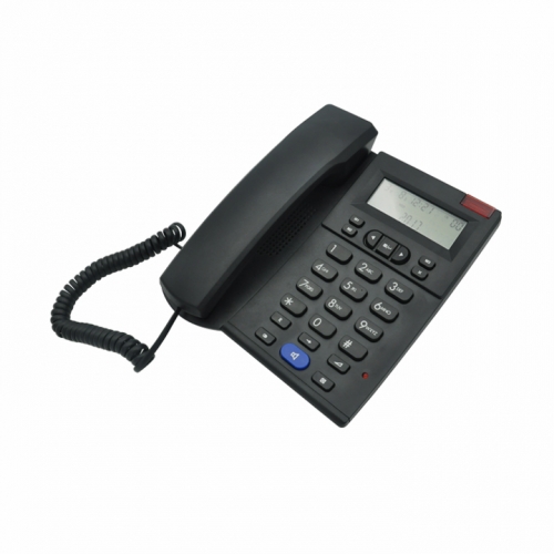 Binatone ABS CID Wired Corded Telephone With Caller ID Display and Multifunctional English Hands-Free Calling Backlight Functions (PA140)