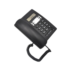Desktop Landline Corded Telephone with Caller ID Function and Wall Hanging Small Extension Fixed Phone For UK BT Telephone Line (PA135)
