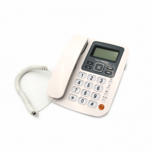 Korea Hot Selling Transparent Buttons Landline Caller ID Telephone With Phone Calls Record Checking and Calculator For Home Office (PA5008)