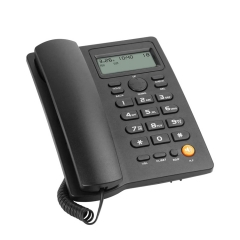 China Wall Mounted Landline Telephone With Caller ID and 2-Line Corded Phone With Speakerphone and Loud Sound Manufacturer (PA132B)