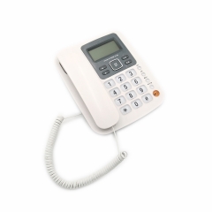 Korea Hot Selling Transparent Buttons Landline Caller ID Telephone With Phone Calls Record Checking and Calculator For Home Office (PA5008)