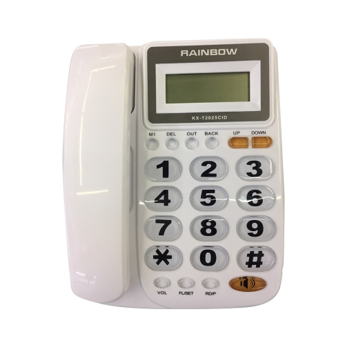 China Transparent Landline Telephone With Caller ID Display and Battery Free Desktop Office Fixed Telephone with 16 Ringtones Manufacturer (PA5009)