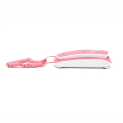 Erweiterbares schnurgebundenes Trimline-Telefon mit Rauschunterdrückung und regenbogenfarbenem Design-Telefon für den Einsatz in der Küche im Home Office (PA050)