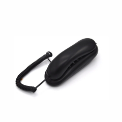 China Corded Slim Line Telephone For Bank Call Center with Wall Mountable and Ringer Volume Adjustable Function Factory (PA019)