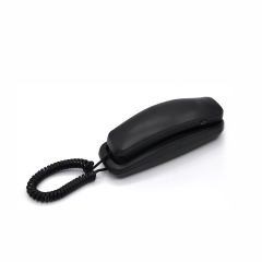 China Trimline Big Button Schnurgebundenes Telefon und schlankes Festnetztelefon für Senioren mit Tisch- und Wandmontagefunktion Hersteller (PA022)