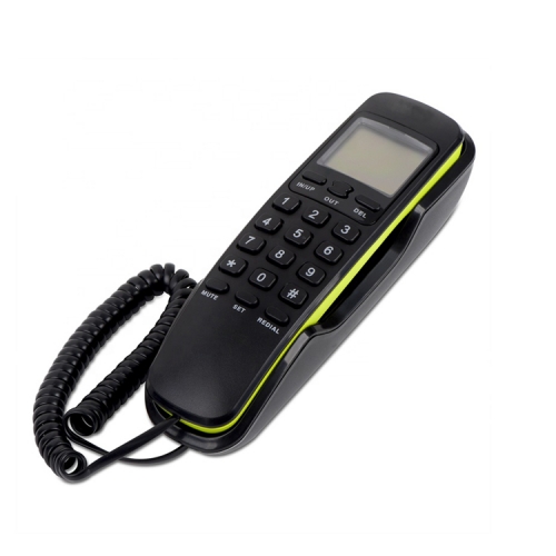 ABS Material Solid Button Trimline Corded Caller ID Telephone With Modern Electronics Design and Last Number Redial Function (PA074B)