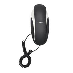Desktop Fashionable Transparent Buttons Trimline Telephone with Redial Mute and No Need Battery Easy To Operate Space Saving (PA063)
