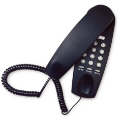 Europas beliebtestes schnurgebundenes Trimline-Telefon zur Wandmontage mit HD-Call-IC-Chip und lautem Klingelton für hörgeschädigte Senioren (PA190B)