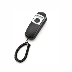 Teléfono de identificación de llamadas con cable Trimline de precio al por mayor con pantalla de llamada LCD y teléfono con indicador LED de timbre (PA064)