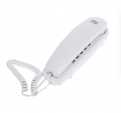 Europas beliebtestes schnurgebundenes Trimline-Telefon zur Wandmontage mit HD-Call-IC-Chip und lautem Klingelton für hörgeschädigte Senioren (PA190B)