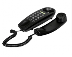 Europas beliebtestes schnurgebundenes Trimline-Telefon zur Wandmontage mit HD-Call-IC-Chip und lautem Klingelton für hörgeschädigte Senioren (PA190B)