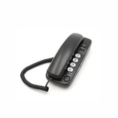 China Promotional Landline Small Telephone with Keypad In Use Indicator and Loud Ringer Volume Wall Mountable Function Producer (PA069)
