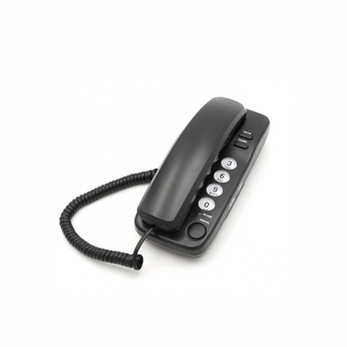 China Promotional Landline Small Telephone with Keypad In Use Indicator and Loud Ringer Volume Wall Mountable Function Producer (PA069)