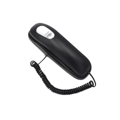 Malaysia Moisture-Proof Trimline Corded Telephone and Wall Mountable Slim Handset Telephone with Clear Sound for Hotel Bathroom Use (PA066B)