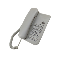 Tragbares Festnetztelefon zum Aufhängen an der Wand und kleines Nebenstellentelefon mit UK-Telefonkabel für den Hotelgebrauch (PA016B)