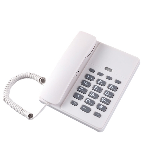 Alcatel Teléfono básico con cable con llamadas entrantes LED rojo que indica que la luz parpadea y no requiere alimentación de CA para uso en el banco de la oficina (PA153)