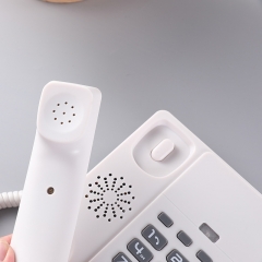 Alcatel Wired Basic Telephone with Incoming Calls Red LED Indicating Light Flash and No AC Power Required For Office Bank Use (PA153)