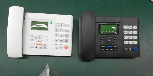 Teléfono inalámbrico fijo GSM de precio más bajo FWP y teléfono inalámbrico de escritorio con ranura para tarjeta SIM y función de despertador (X305)