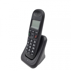 DECT-Frequenz 1,8 und 1,9 GHz Tragbares schnurloses DECT 5.0-Festnetztelefon Kabelloses DECT 6.0-Telefon mit großer Reichweite für Hotel, Büro und Zuhause (S205)