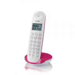 Factory Low Price Desktop Cordless Phone and VTechs Cheap Office Landline Wireless Telephone with Max 5 Handsets Connectable (S201)