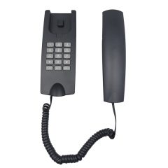 High Quality Single Line Landline Trimline Telephone And Silicone Keypad Phone Buttons And Wall Mounted Analog Hotel Bathroom Corded Telephone For Business(PA055)