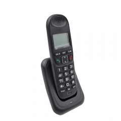 DECT-Frequenz 1,8 und 1,9 GHz Tragbares schnurloses DECT 5.0-Festnetztelefon Kabelloses DECT 6.0-Telefon mit großer Reichweite für Hotel, Büro und Zuhause (S205)