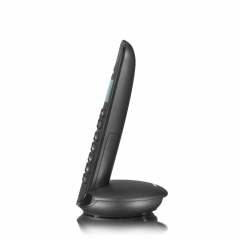 Factory Low Price Desktop Cordless Phone and VTechs Cheap Office Landline Wireless Telephone with Max 5 Handsets Connectable (S201)